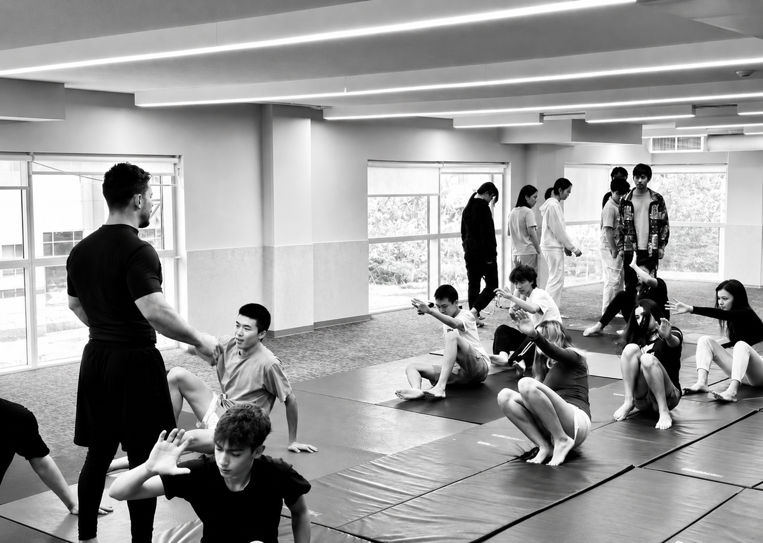 Kids Brazilian Jiu Jitsu class in action